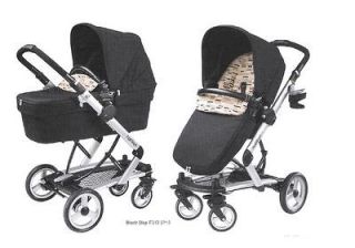Peg Perego 2010 Skate Stroller/Carri age with Bassinet 3pc in Black