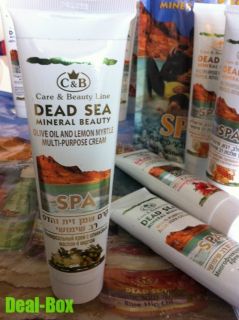 New Dead Sea Products Cosmetics Skin Body Minerals Cream Spa olive oil