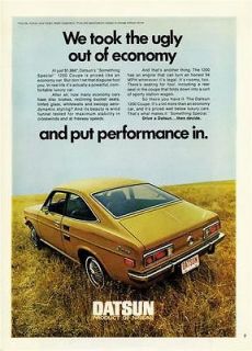 1972 DATSUN 1200 Coupe ~ Took the Ugly Out of EconomyAnd Put