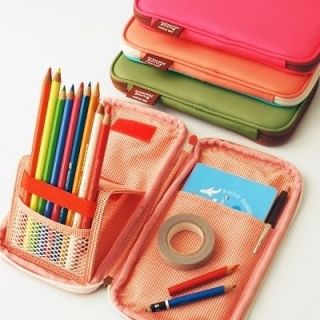 Folding Pencil Case Multi Use POUCH Mobile Camera Cosmetics Cases