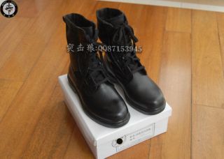 New China Army Mens Military Paratrooper Combat boots Black