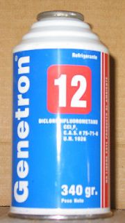 Genetron 12 Air Conditioning A/C FREON R12 R 12 ONE CAN 12oz 340gr