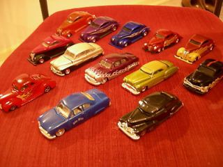 Lot of 13 Lead Sled Types (lot #1), mix of Hot Wheels and Racing