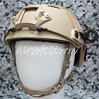 Tactical SWAT Airsoft FAST Carbon Style Helmet Desert T
