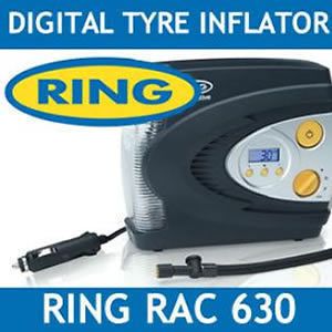 Ring RAC 630 12V Digital Air Compressor Tyre Inflator