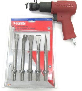 NEW HUSKY AIR CHISEL SET AIR HAMMER AUTO BODY TOOLS