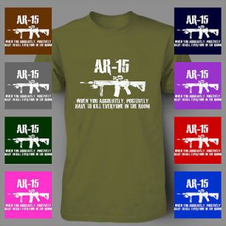 AR15 Pro 2nd Gun Rights Armed Citizen AR 15 AK47 Mens T Shirt