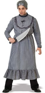 Psycho Norman Bates Mothers Dress Up Old Woman Halloween Adult