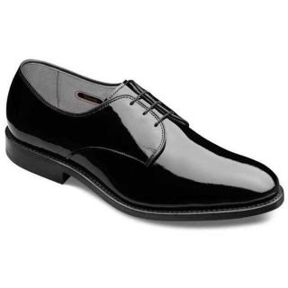 Allen Edmonds Mens Mayfair Black Patent Leather Shoe