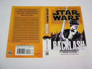Star Wars Fate of The Jedi Backlash Book Cover Proof