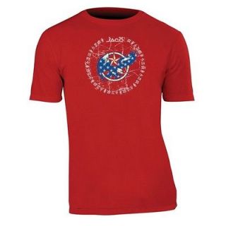 Jaco Clothing MMA USA Armed Forces Crest Red Mens Tee Shirt 2XL