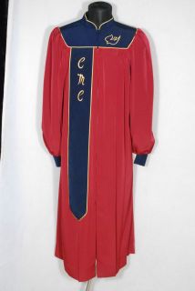 NEW NWT Murphy Robe maroon/midnight blue choir vestments clergy pastor