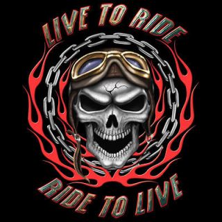 Biker Tshirt Live To Ride To Live Motorcycle Bike Week Rally Davidson