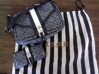Black White Silver Purse / Shoulder Bag / Handbag Used with