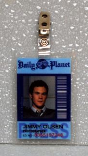 Superman Smallville ID Badge Photogra pher Jimmy Olsen