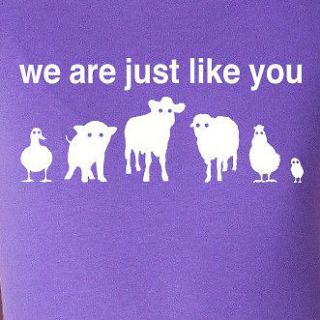 ALF Just Like You LADIES T shirt Shirt animal liberation vegan