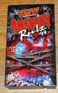 1999 ECW Wrestling video Anarchy Rulz VHS RVD Rob Van Dam Jerry Lynn