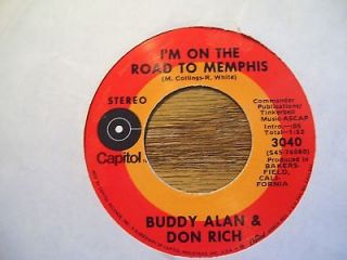 BUDDY ALLAN & DON RICH IM ON THE ROAD TO MEMPHIS 45