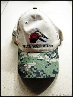 Retro American Sport Caps Delta Waterfowl Birds USA Animal Sports