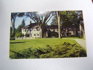 Photo Postcard Amherst NH Old Colonial Home Used 1961