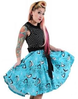 Too Fast Apparel swing cutout back dress in atomic print goth