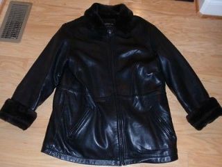Andrew Marc New York Leather Coat XL