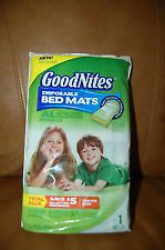 Newly listed NIP GoodNites Disposable Bed Mat Trial Pack for Kids 1