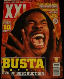 XXL Magazine Issue #6 1998 Busta Rhymes Eve of Destruction Fat Joe