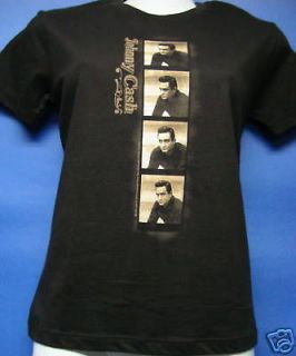 Johnny Cash Photos Babydoll Style Jr. Girl T Shirt New