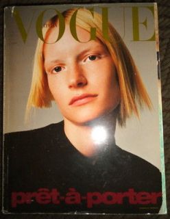 Vogue Italia 1997 Karen Elson Angela Lindvall Kristen McMenamy Kate