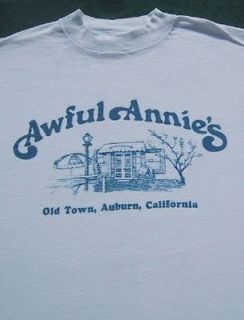 AWFUL ANNIES auburn, CA vintage MEDIUM T SHIRT vtg