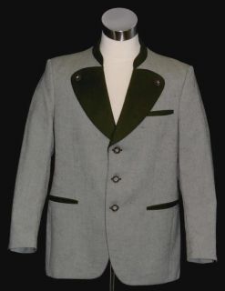 LODEN GREEN TWEED ? / WOOL Men Trachten GERMAN Hunting Golf Dress Suit