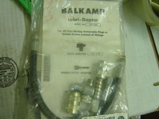 BALKAMP GREASE GUN ADAPTER HOSE 715 1203 LUBRI DAPTER