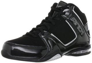AND1 Mens D1042MBB Total Assist Mid Basketball Training Shoes [ Black