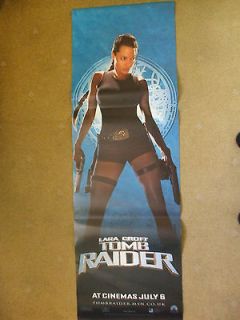 TOMB RAIDER (2001) Orig. Life Size UK Movie Poster Angelina Jolie