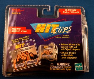 TIGER HIT CLIPS O TOWN BABY I WOULD SONG CARTRIDGE MUSIC HASBRO