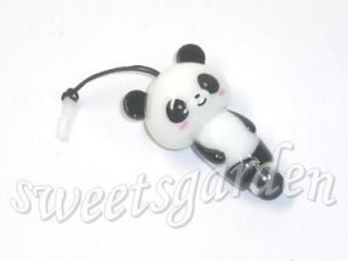 Panda Figure Capacitive Touch Stylus Cell Phone Charm Strap Dangle
