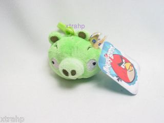 Angry Birds King Pig Backpack Clip On Plush Toy Licensed