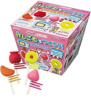 Kutsuwa DIY Eraser Making Kits  Japanese Candy Apple/Fruit