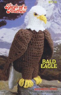 Vintage Annies Crochet Pattern Birds of a Feather Bald Eagle