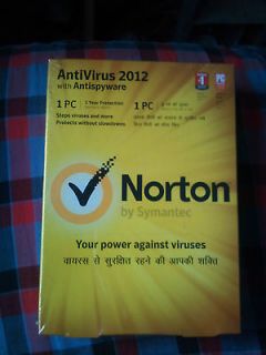 Norton AntiVirus 2012 with Antispyware 1 Year Protection for 3 PCs