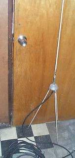 VINTAGE PACER CB HOUSE ANTENNA 64 INCHES TALL 48 1/2 FOOT CABLE