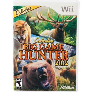 Newly listed Cabelas Big Game Hunter 2012 (Wii, 2011) w/ Top Shot
