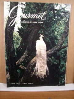 Gourmet Magazine March 1974