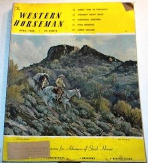 Western Horseman April 1968 Larry Mahan Feature Story, Pole Bending