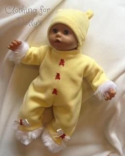 BABY DOLLS CLOTHES SNOWSUIT OUTFIT FIT ANNABELL BORN REBORN CHOU 12 19