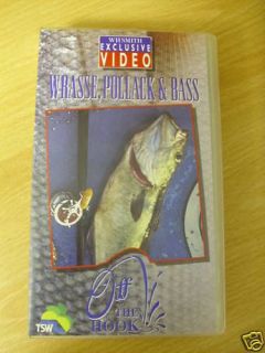 WRASSE, POLLACK & BASS TV SERIES ON VHS