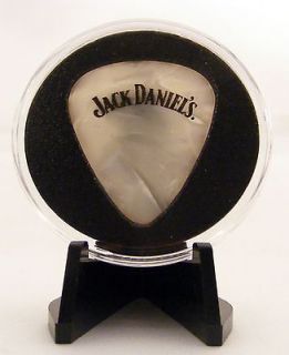Jack Daniels Guitar Pick (White Pearloid) With MADE IN USA Display