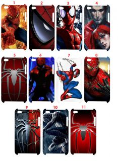 Superheroes Spiderman Apple iPod Touch 4G Hardshell Case (Back Cover)