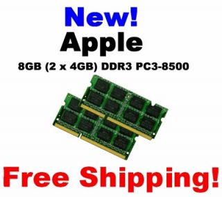New 8GB 2X4GB Memory Apple MacBook Pro 15 MB985LL/A